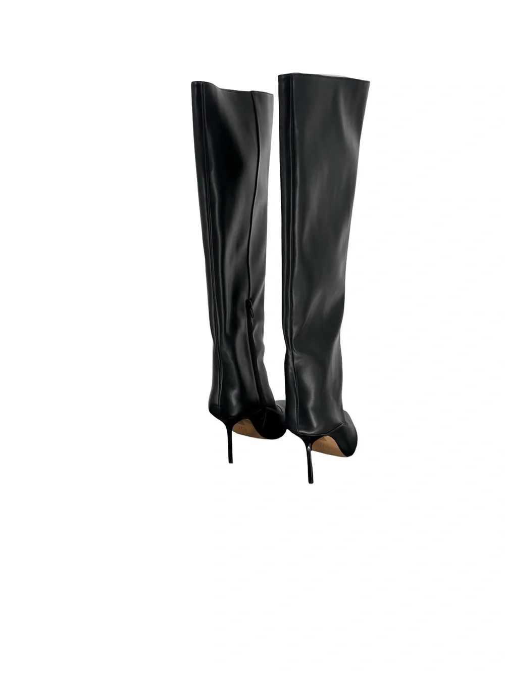New AAJ by Aminah Isabella Black Knee-High Boots – Size 8M